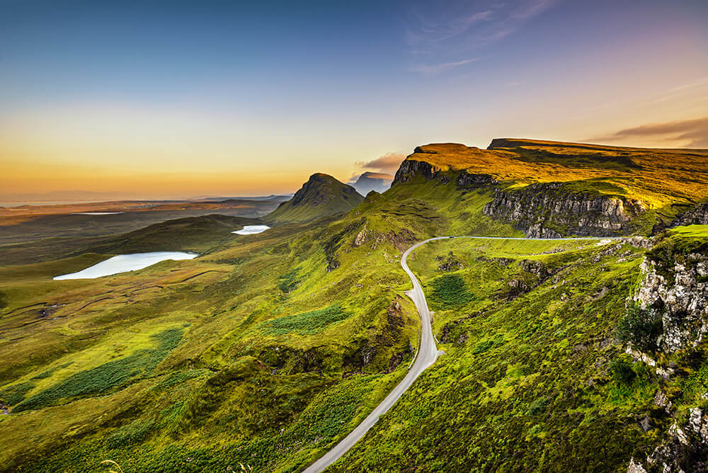 Scotland open road